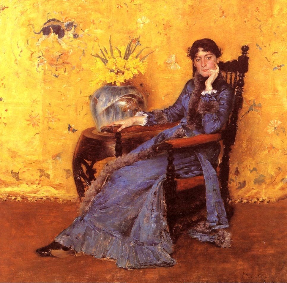 Portret panny Dory Wheeler autorstwa William Merritt Chase