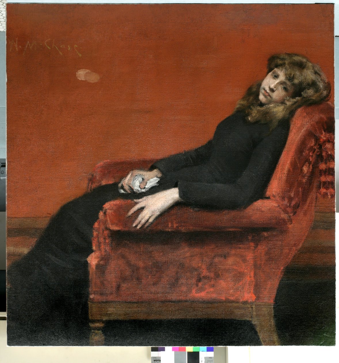 Młoda sierota autorstwa William Merritt Chase