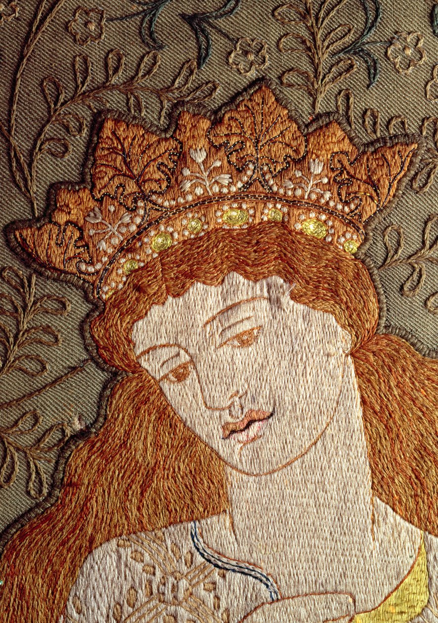 Ilustracja z „Legendy dobrych kobiet” Geoffreya Chaucera z ok. 1875 r. (gobelin) autorstwa William Morris