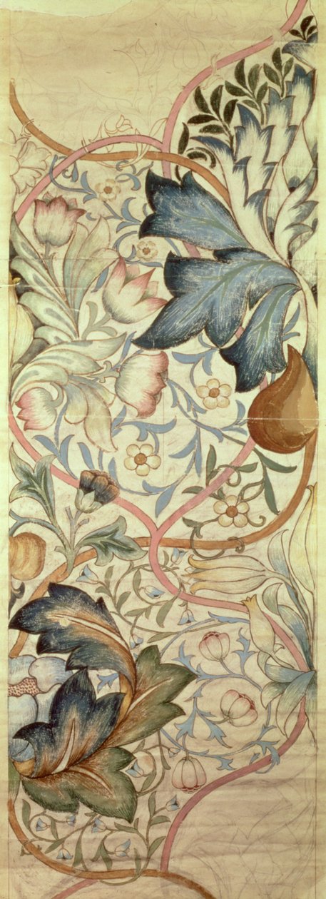 Oryginalny projekt haftu Artichoke autorstwa Morrisa, ok. 1875 r. autorstwa William Morris