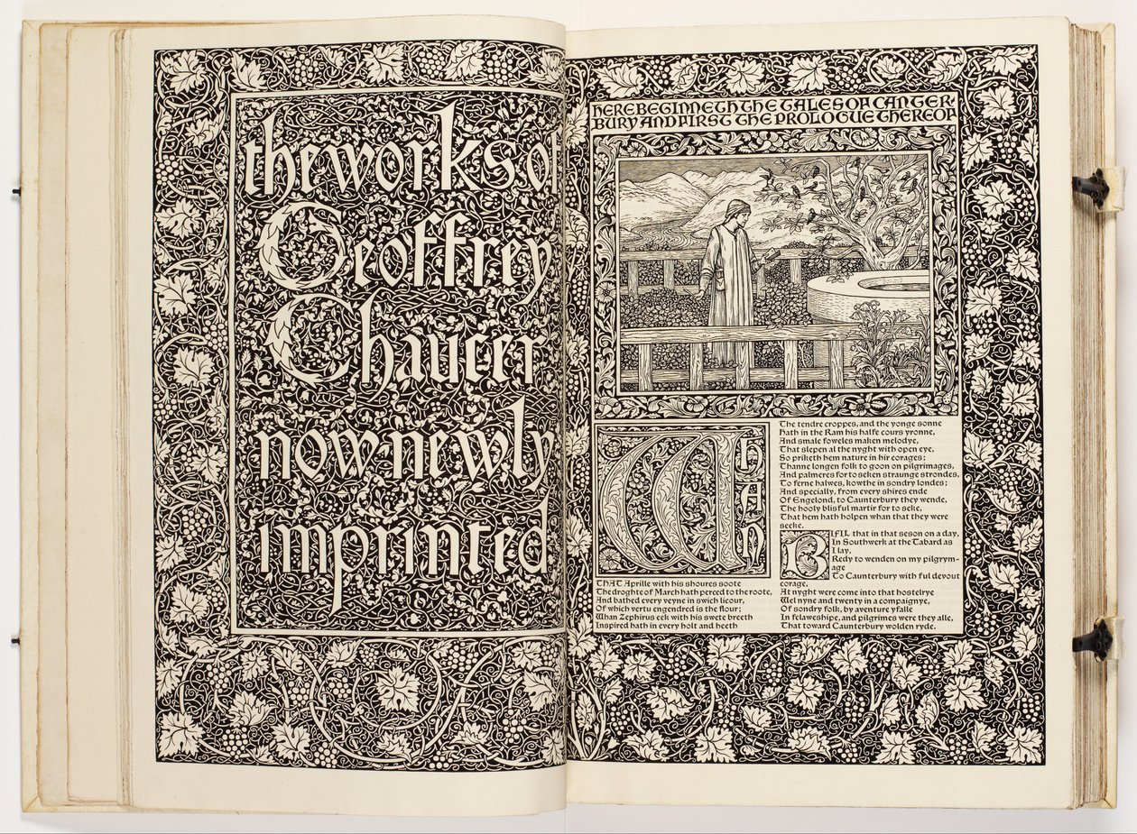 Dzieła Geoffreya Chaucera (The Kelmscott Chaucer) autorstwa William Morris