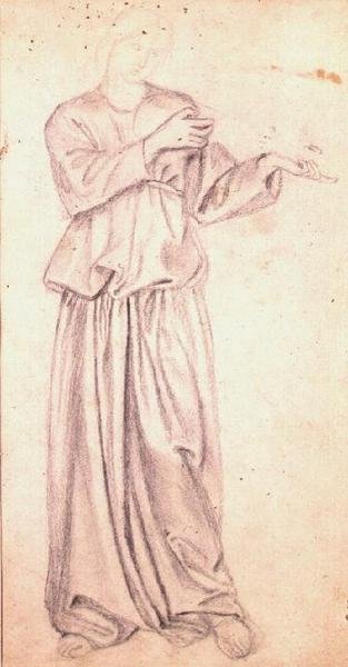 Młoda kobieta z lutnią autorstwa William Morris