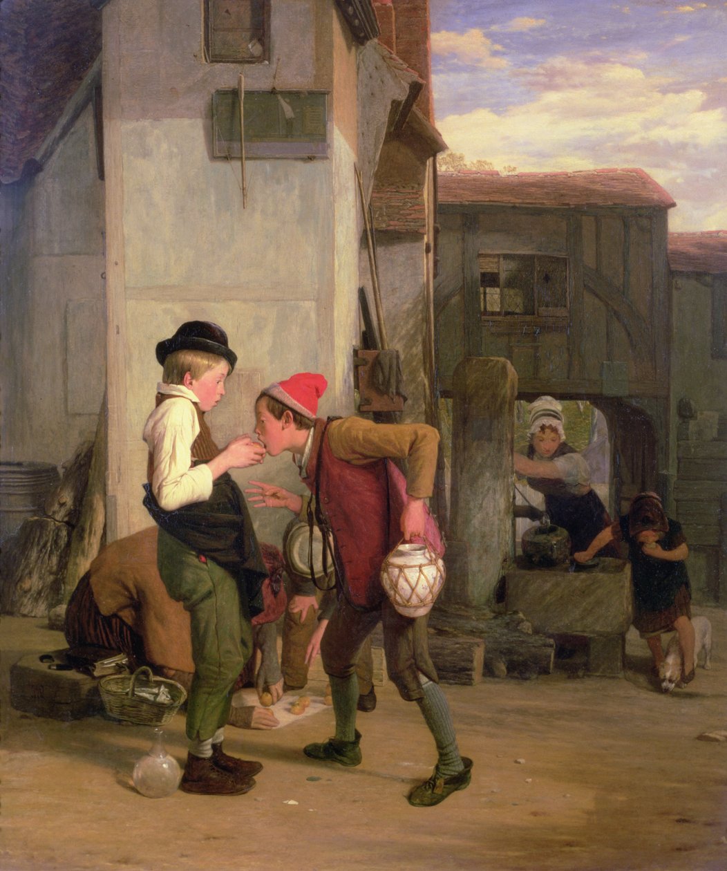 Pożyczanie kęsa autorstwa William Mulready