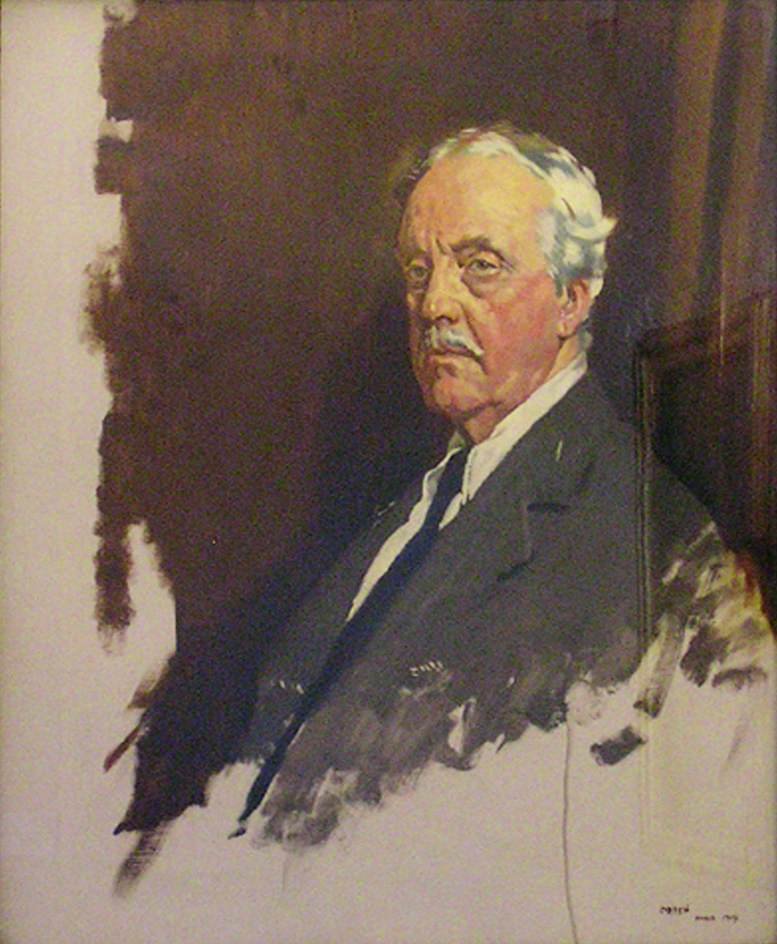 Arthur James Balfour 18481930, 1. hrabia Balfour, OM, KG, PC, FBA, FRSn autorstwa William Orpen