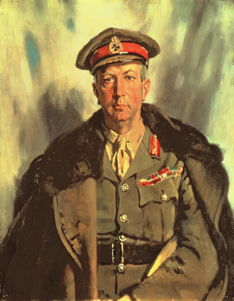 Generał porucznik Sir A.W. Currie (1875-1933) ok. 1918 autorstwa William Orpen