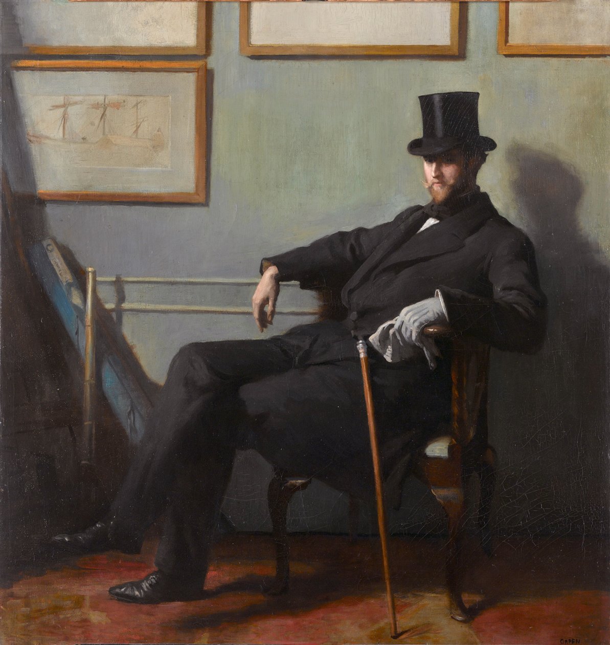 Portret Herberta Barnarda Johna Everetta autorstwa William Orpen