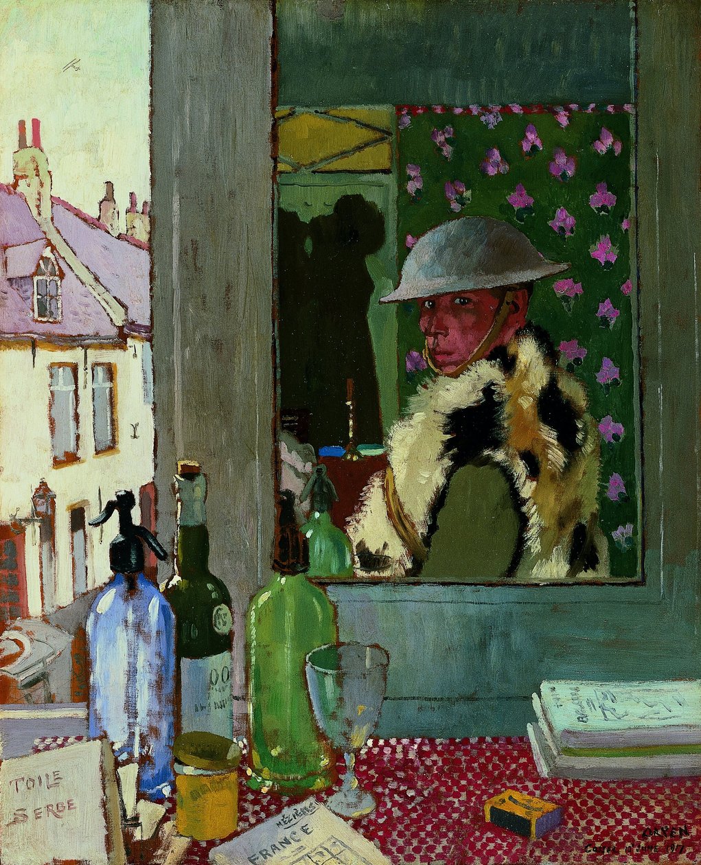 Gotowy do startu. Autoportret, 1917 autorstwa William Orpen