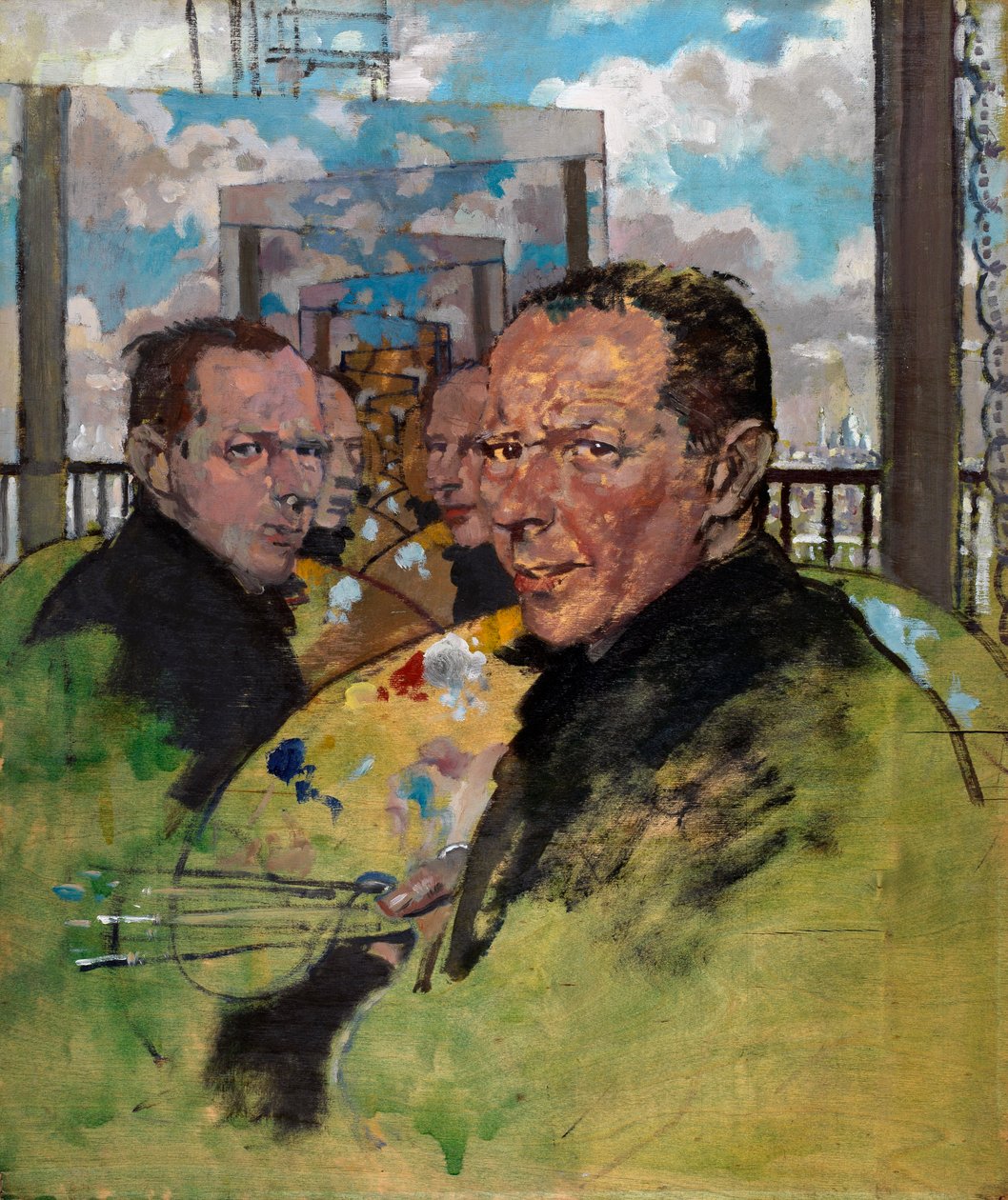 Autoportret, ok. 1924 autorstwa William Orpen