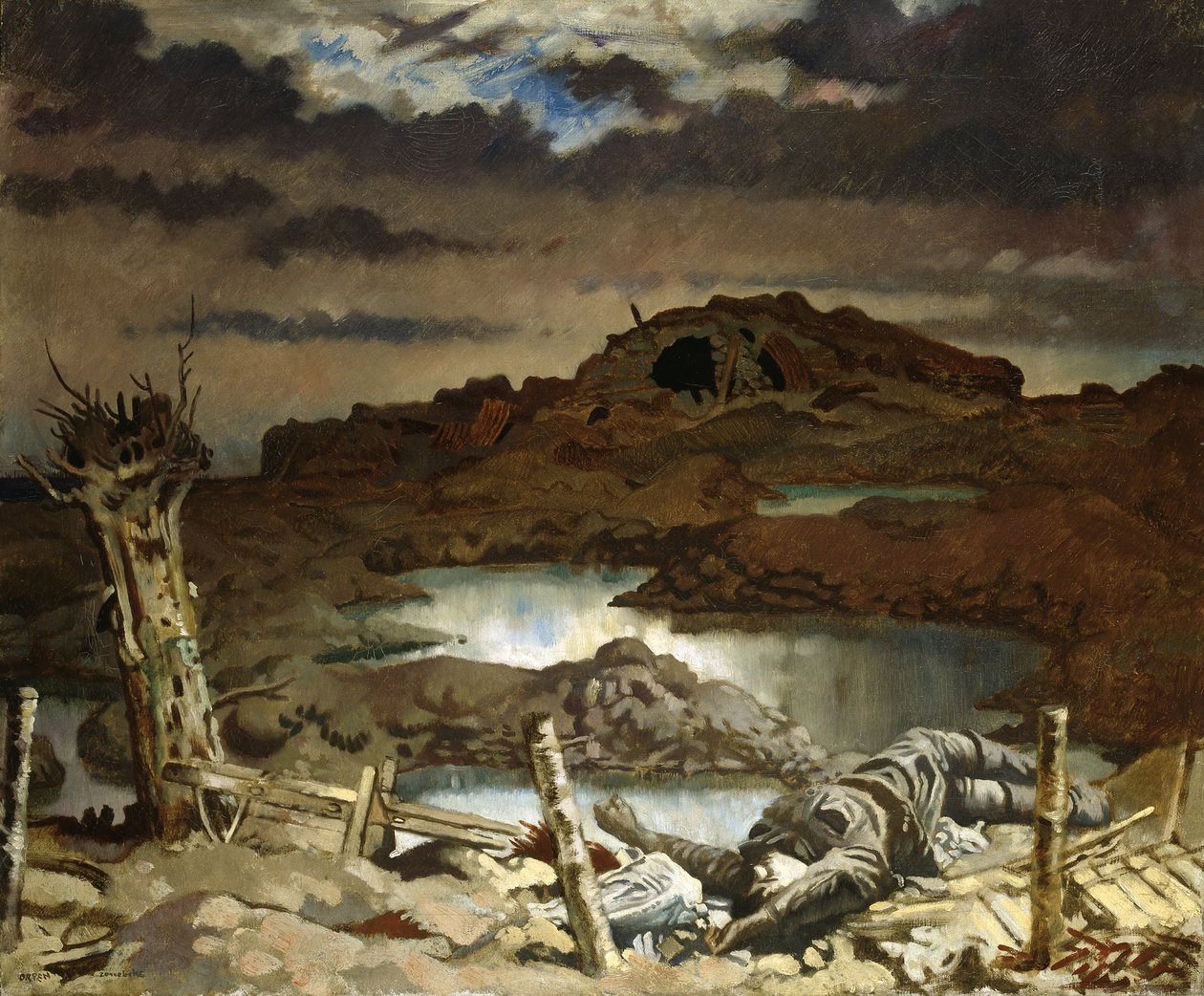 Zonnebeke autorstwa William Orpen