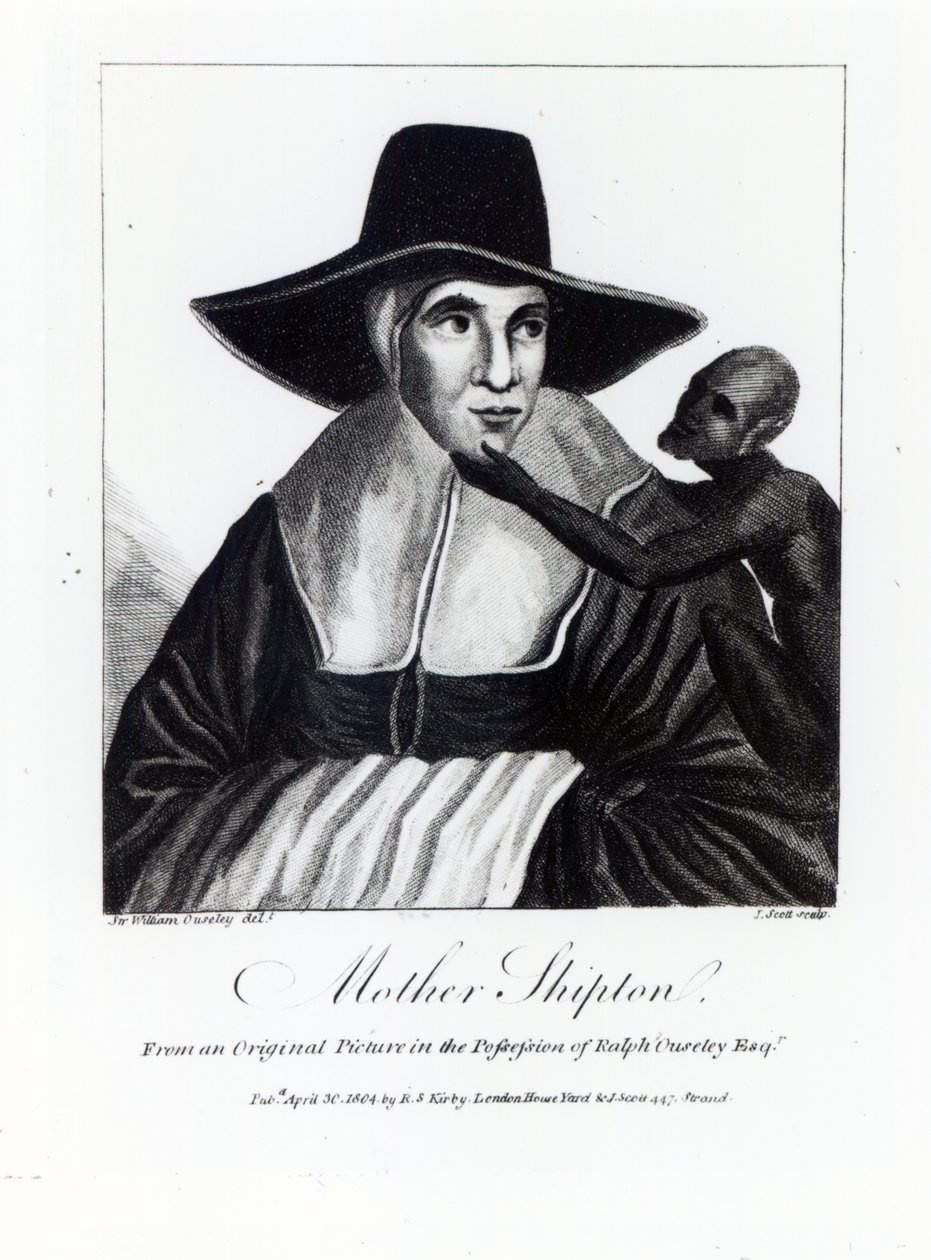 Matka Shipton, grawerowana przez Johna Scotta, 1804 autorstwa William Gore Ouseley