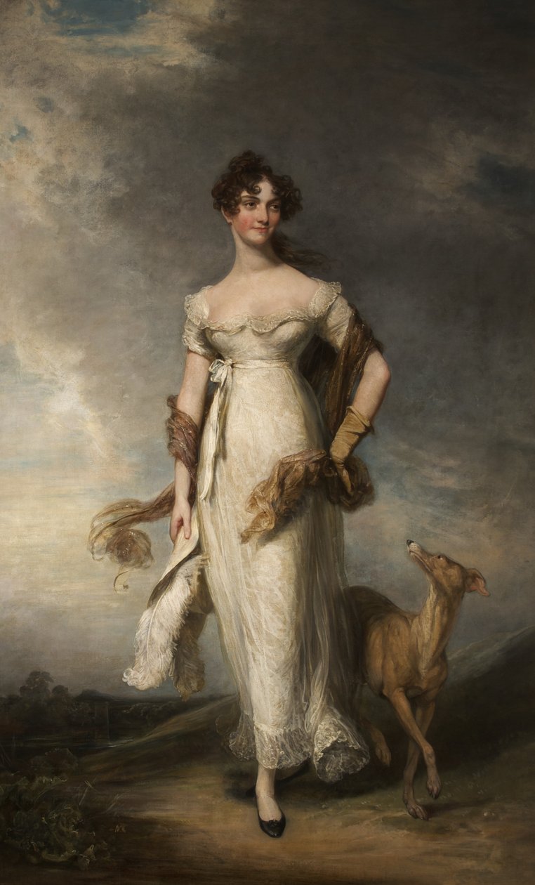 Georgiana Maria, Lady Leicester autorstwa William Owen