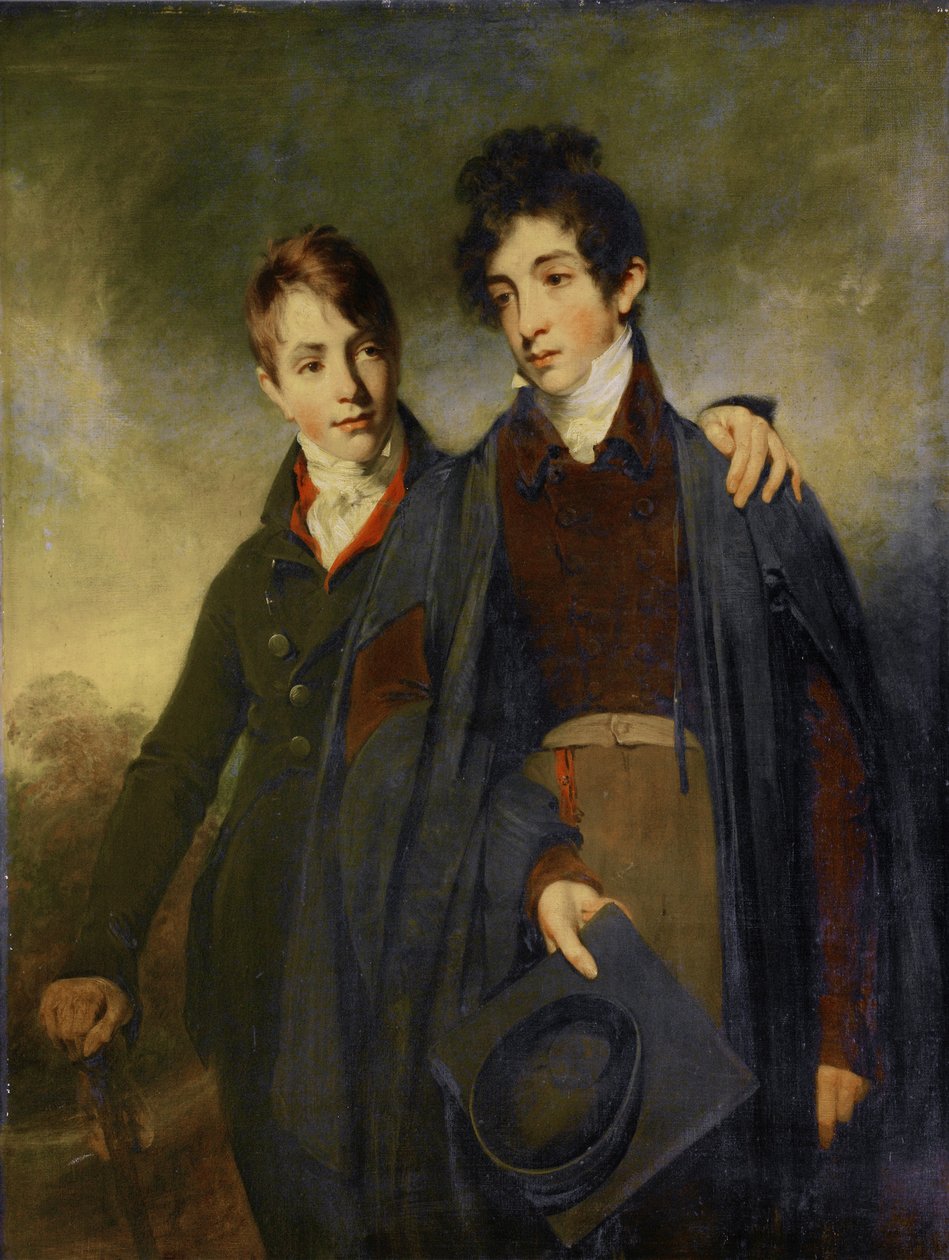 John Soane Junior i George Soane, 1805 autorstwa William Owen