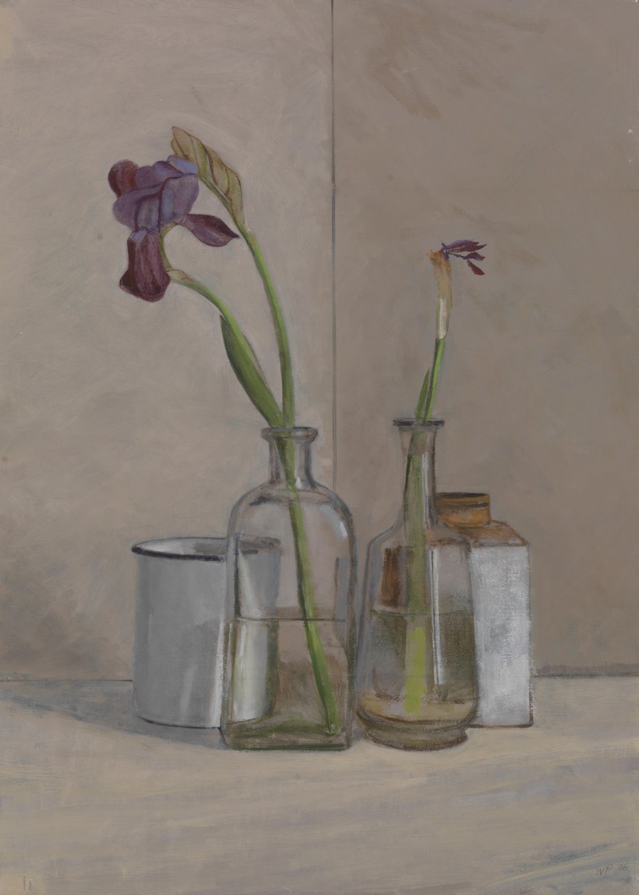Irysy białe puszki, 2006 autorstwa William Packer