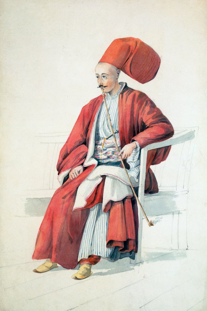 Urzędnik sądowy lub sługa sułtana, ok. 1810 r. autorstwa William Page