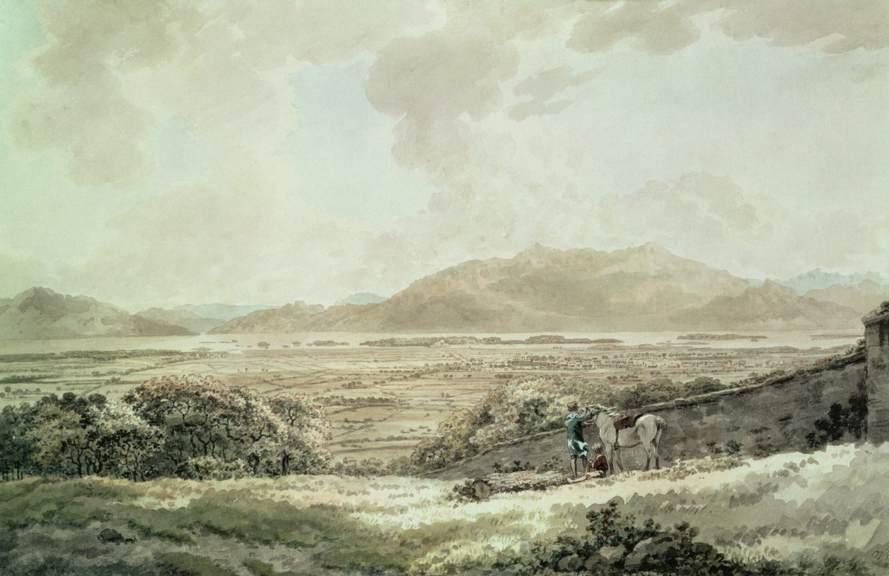 Killarney i jezioro autorstwa William Pars