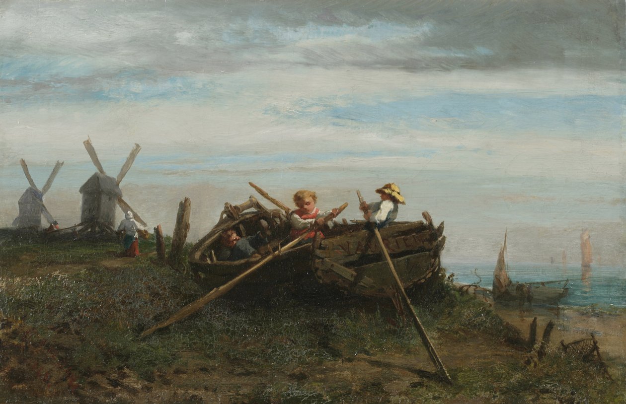 Admirałowie w embrionie (olej na płótnie) autorstwa William Parsons Winchester 1833 1927 Dana