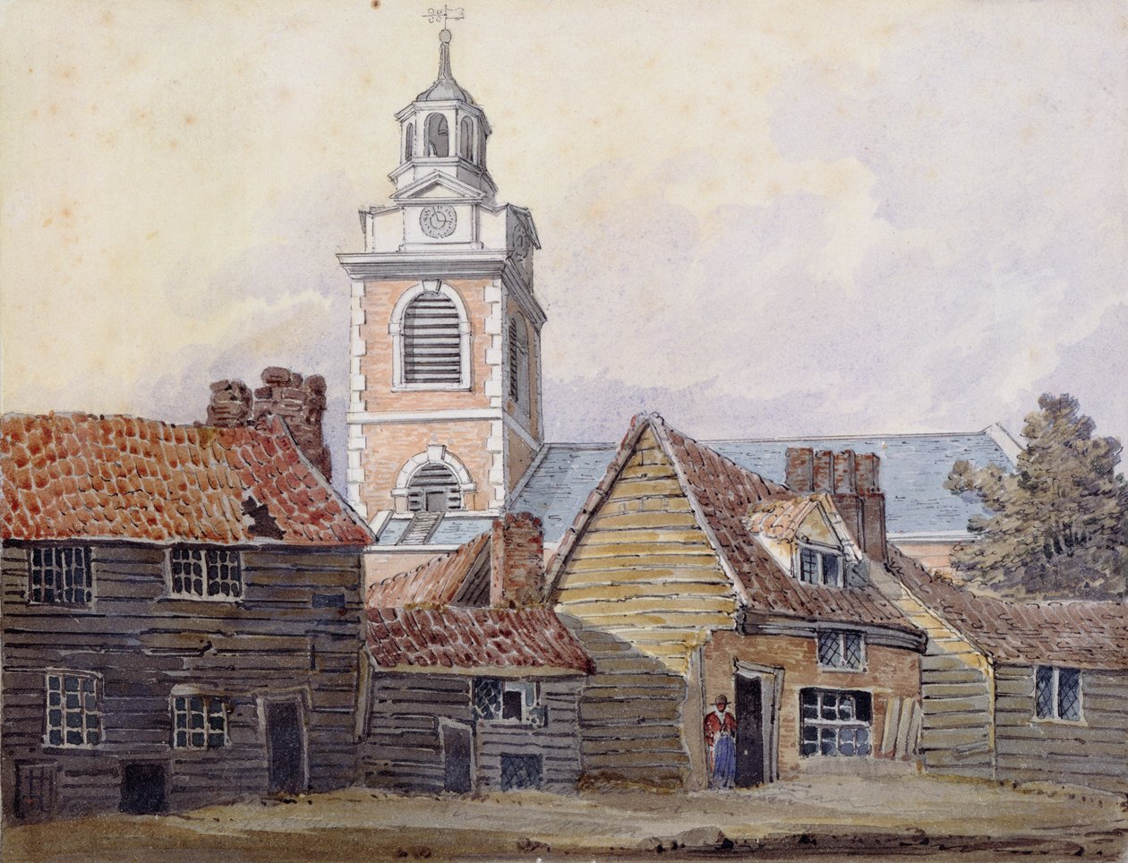 Widok Christchurch, 1810 autorstwa William Pearson
