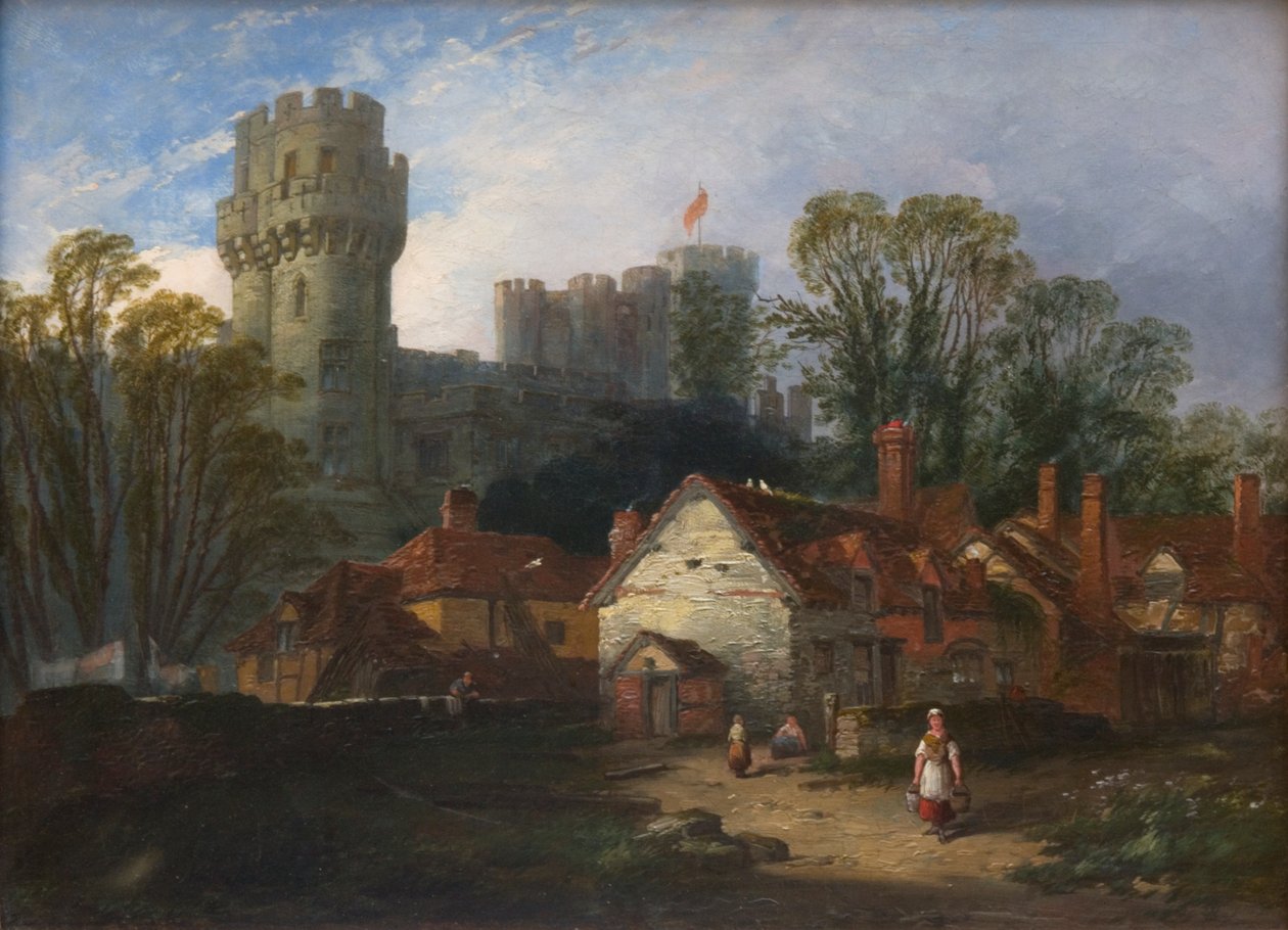 Zamek Warwick, 1852 autorstwa William Pitt