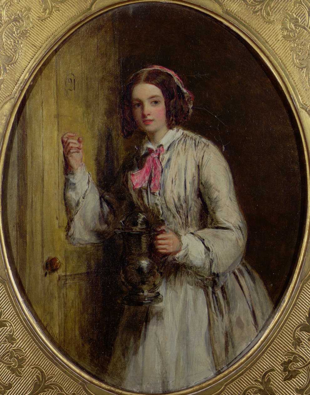 Pokojówka z bukłakiem, 1858 autorstwa William Powell Frith