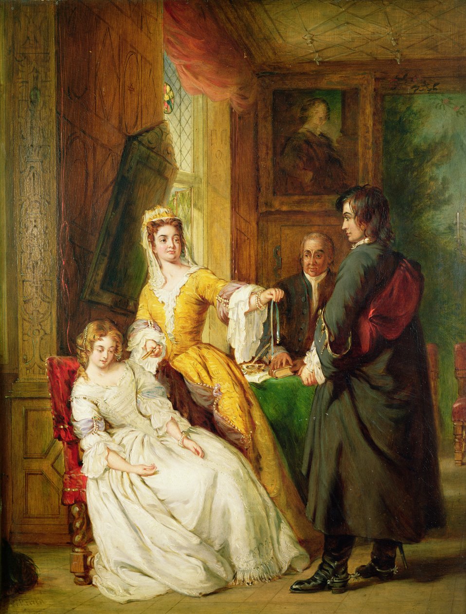 Żeton miłości autorstwa William Powell Frith