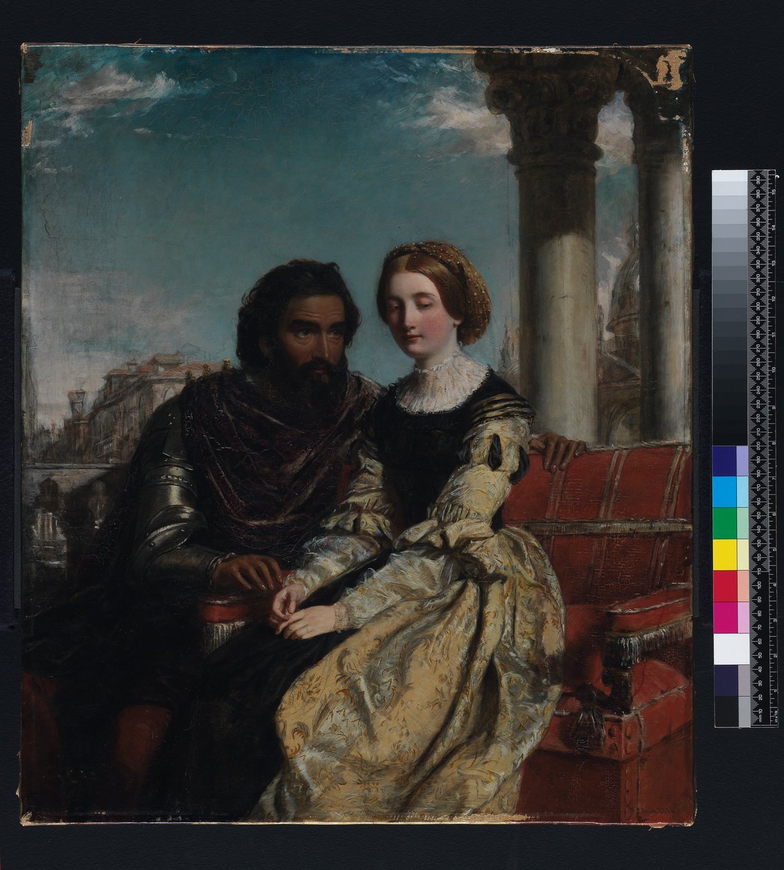 Otello i Desdemona, c.184056 autorstwa William Powell Frith