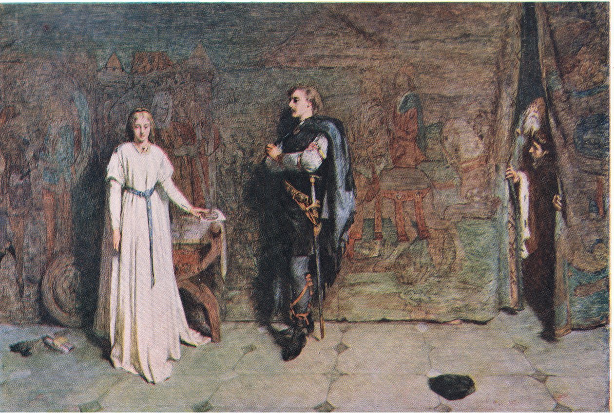 Hamlet i Ofelia autorstwa William Quiller Orchardson