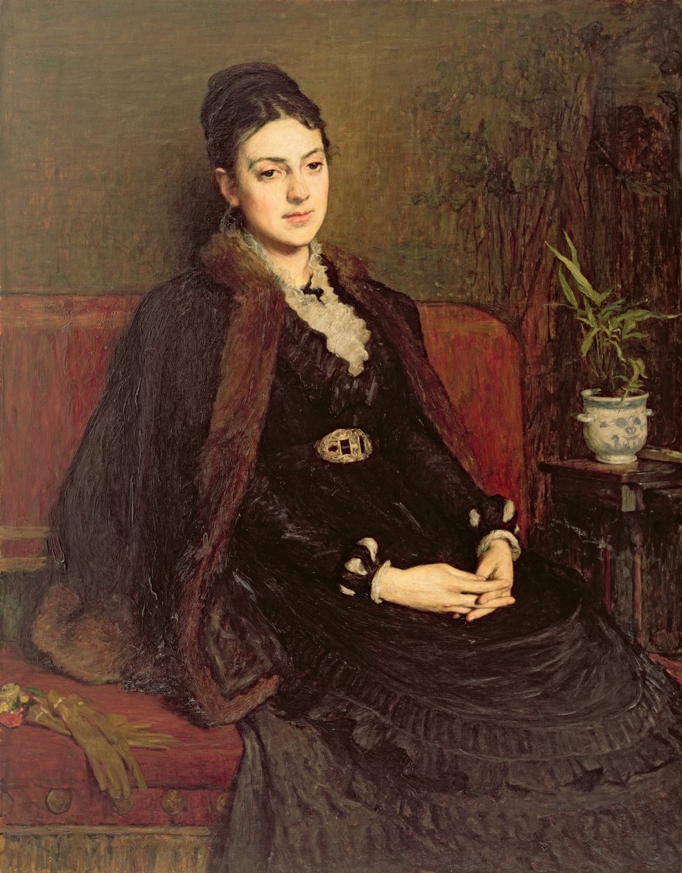 Portret Lady Orchardson (ok. 1854-1917) ok. 1875 autorstwa William Quiller Orchardson