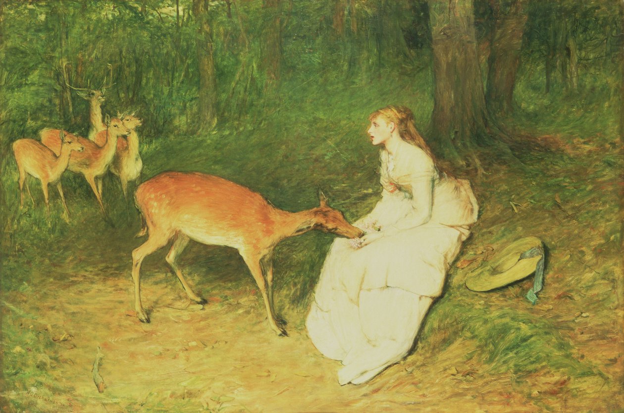 Leśny zwierzak, 1871 autorstwa William Quiller Orchardson