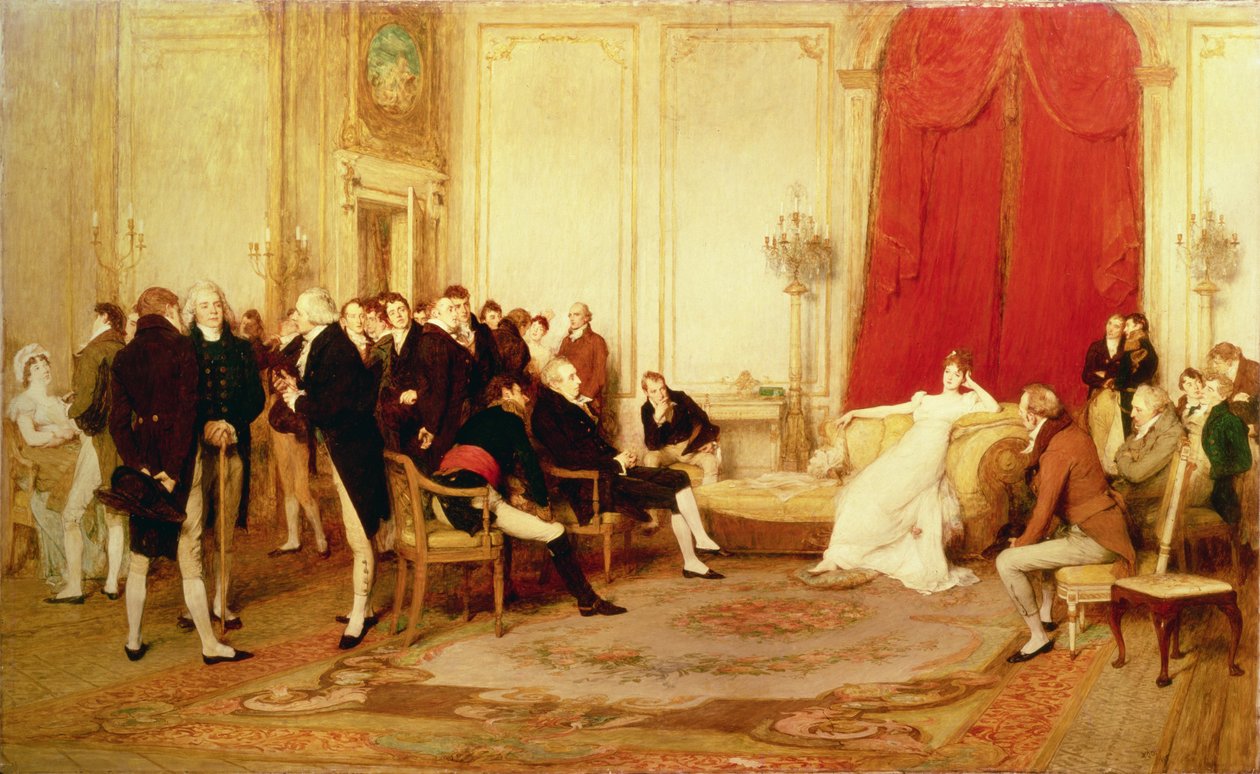 Salon Madame de Recamier autorstwa William Quiller Orchardson