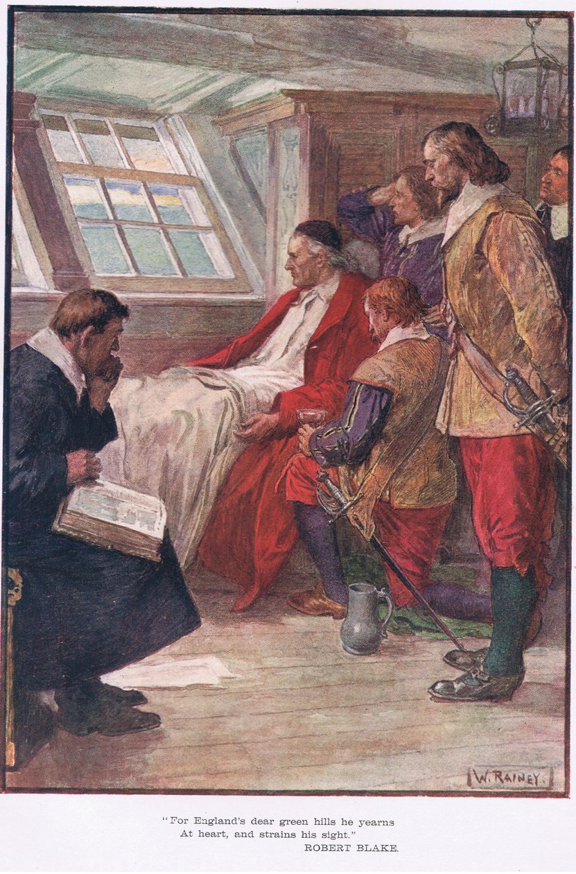 Tęskni za drogimi zielonymi wzgórzami Anglii autorstwa William Rainey