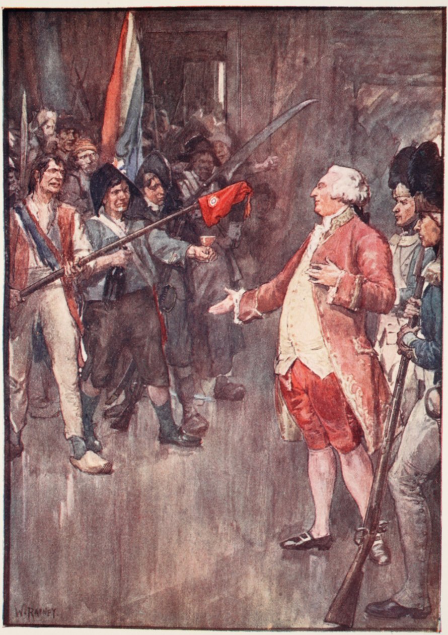 „To nie jest czas ani miejsce na robienie tego, czego pragniesz”, płyta z „Historia Francji”, Mary MacGregor, 1920 (kolorowa litografia) autorstwa William Rainey
