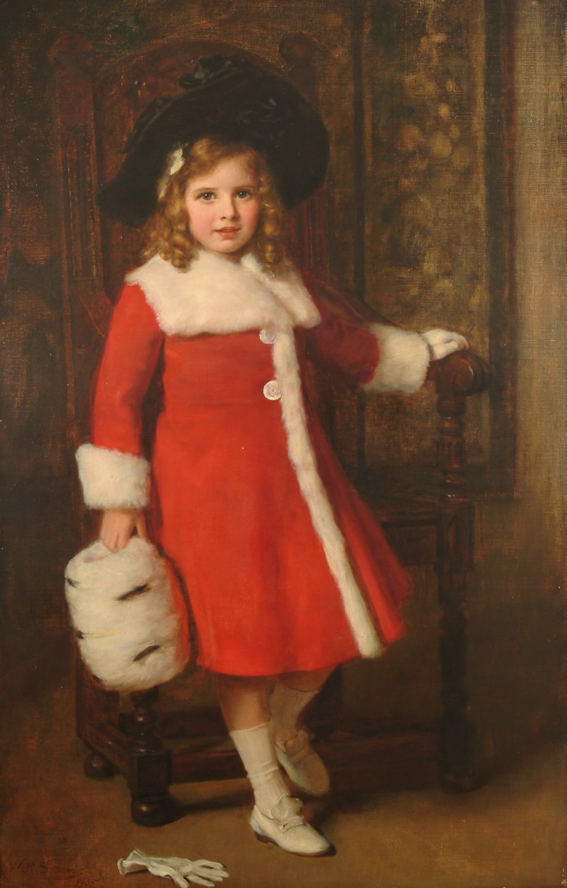 Portret Clarice Honor Edwards, 1905 autorstwa William Robert Symonds