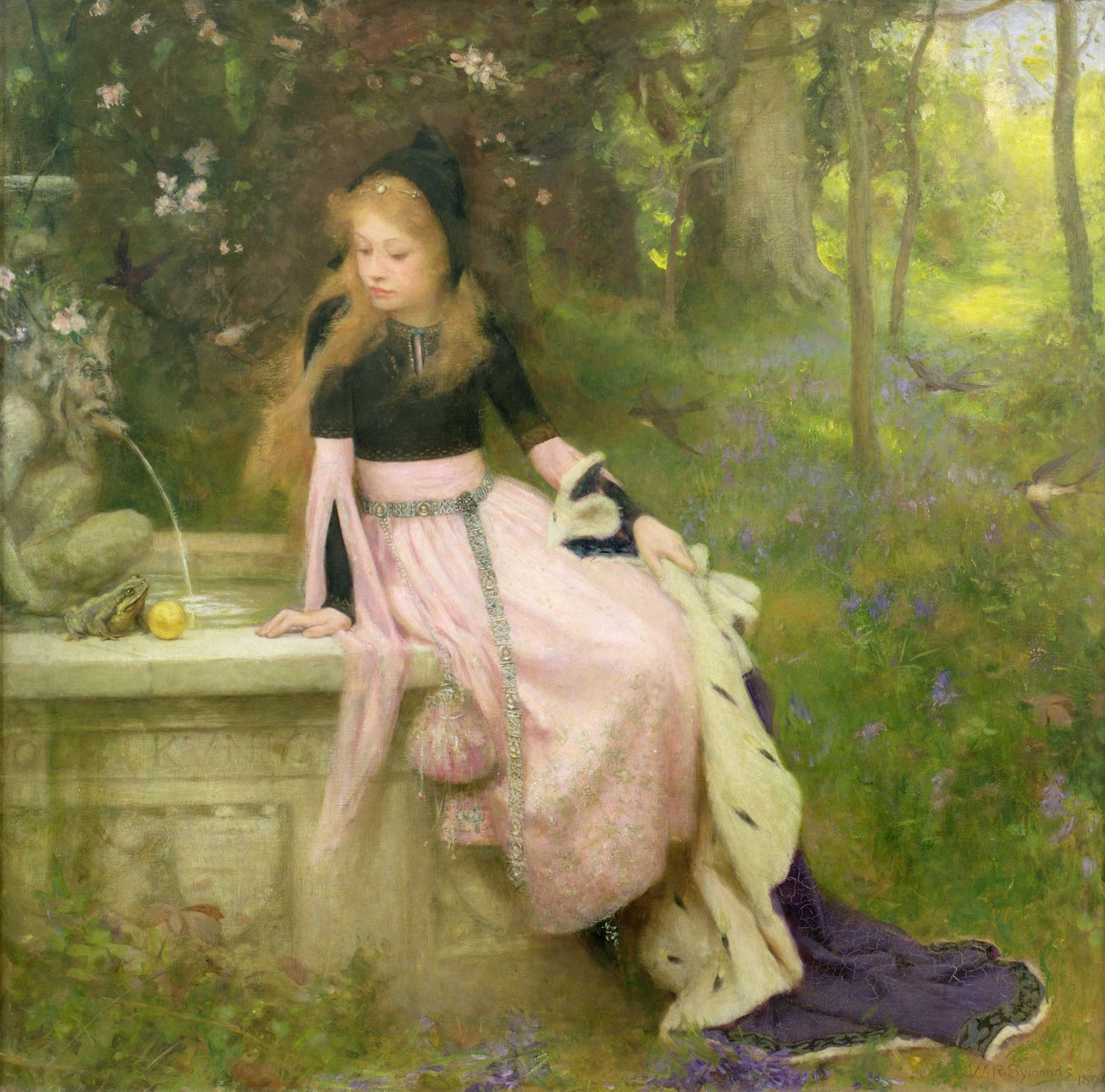 Księżniczka i żaba, 1894 autorstwa William Robert Symonds