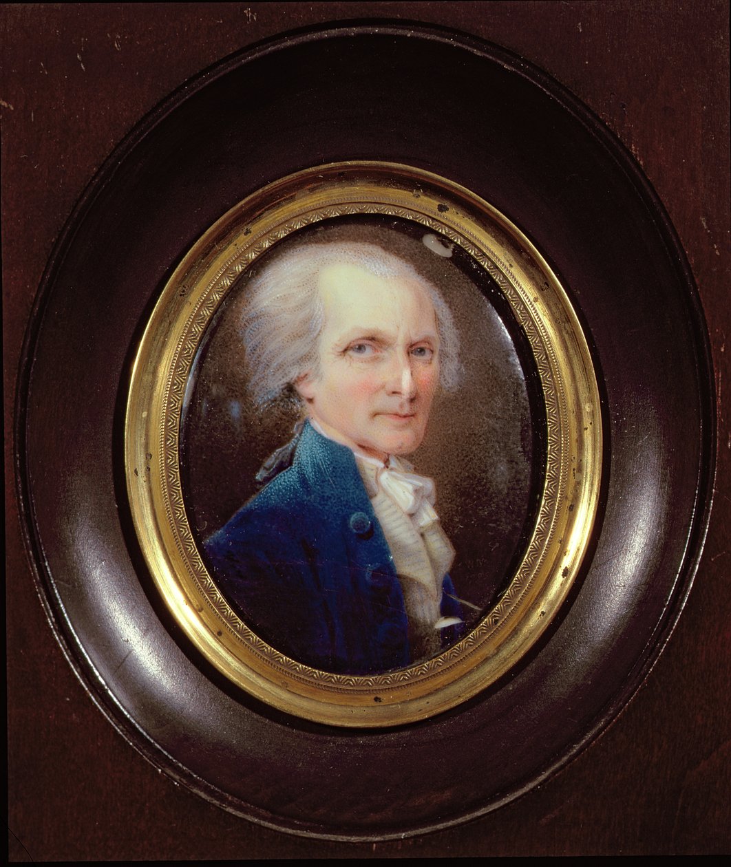 Miniaturowy portret Arthura Lee (1740-92) 1795 (malowana emalia) autorstwa William Russell Birch