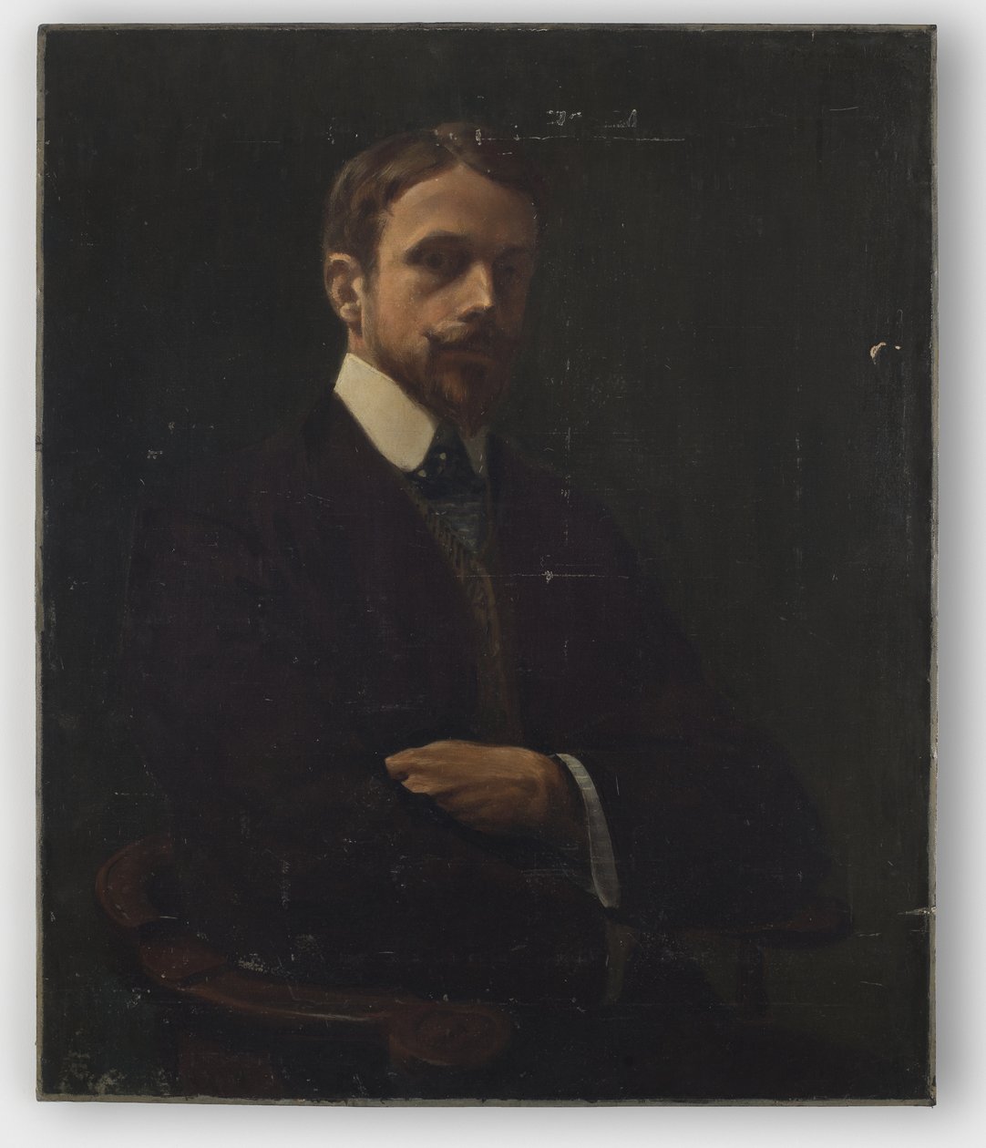 Autoportret, przed 1902 (olej na płótnie, oprawiony na desce) autorstwa William Sergeant Kendall