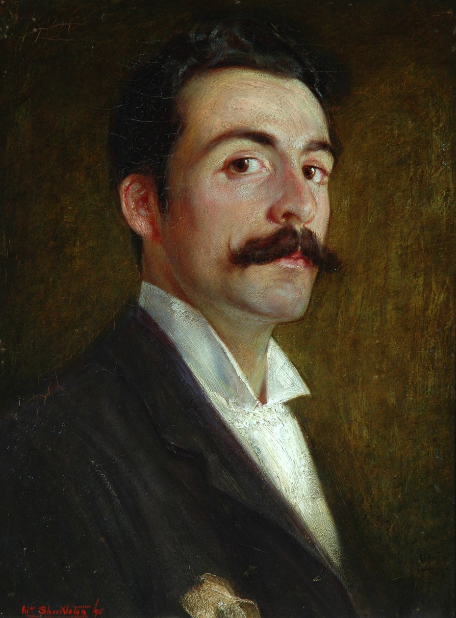 Autoportret w wieku 23 lat, 1895 autorstwa William Shackleton