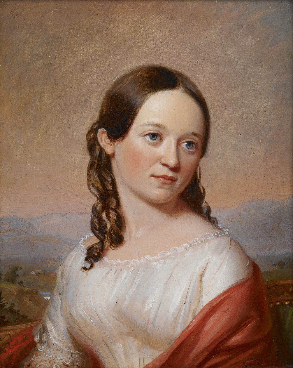 Portret Julii Ann Seabury, 1846 autorstwa William Sidney Mount