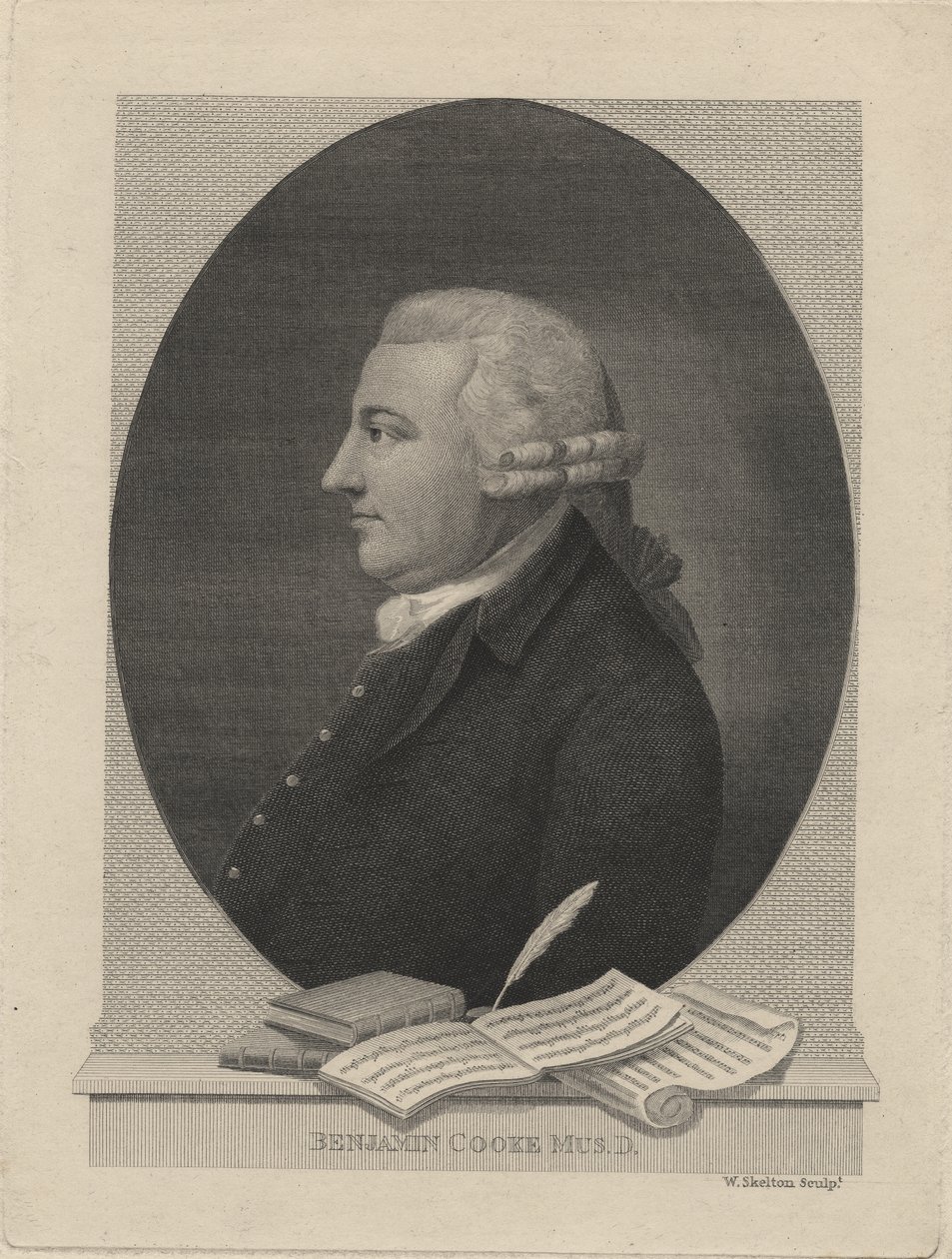 Benjamin Cooke autorstwa William Skelton