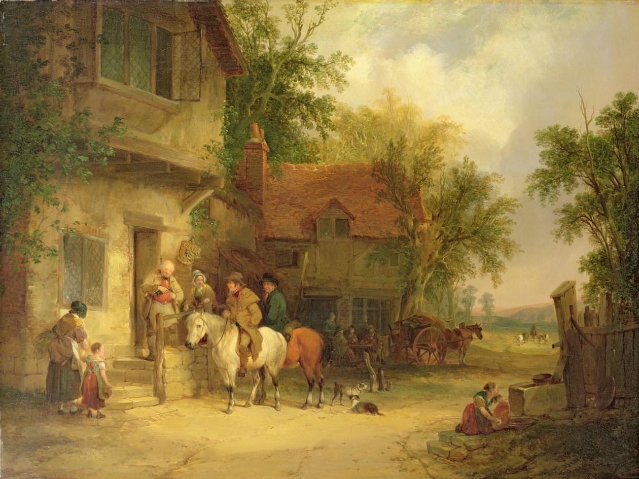 Woodside Inn, 1841 autorstwa William Snr. Shayer