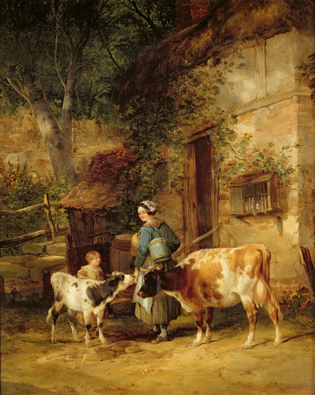Mleczarka, 1840 autorstwa William Snr. Shayer
