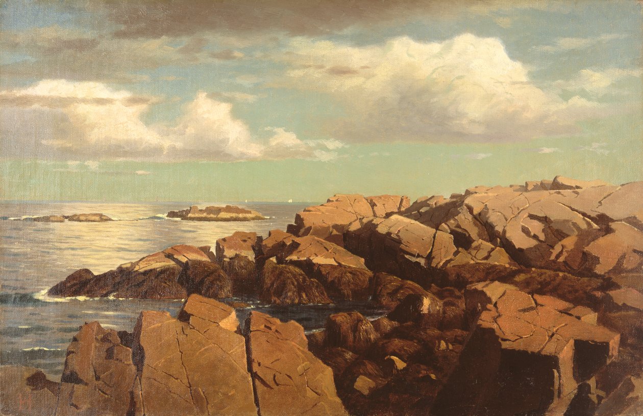 Po prysznicu, Nahant, Massachusetts, 1864 r. autorstwa William Stanley Haseltine