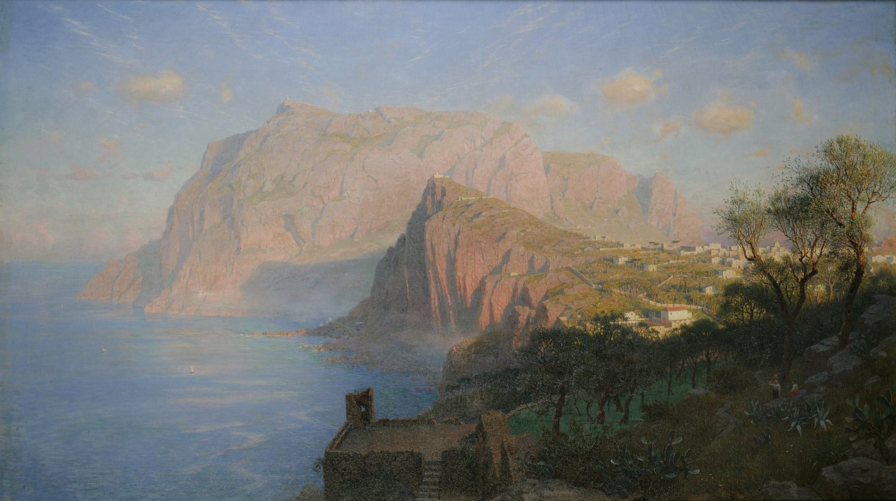 Wschód słońca na Capri autorstwa William Stanley Haseltine