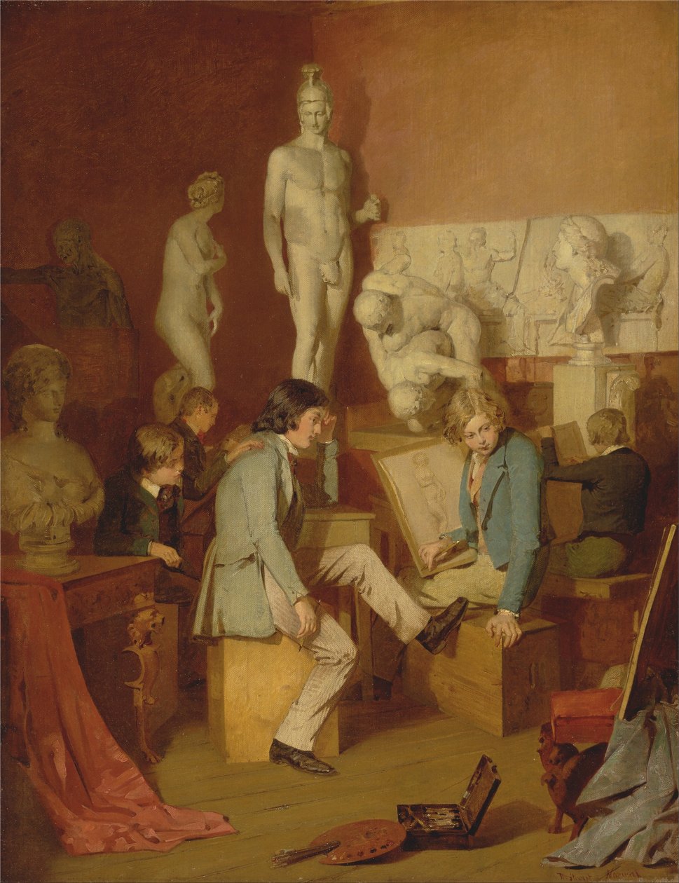 Wnętrze Akademii - Krytycy autorstwa William Stewart