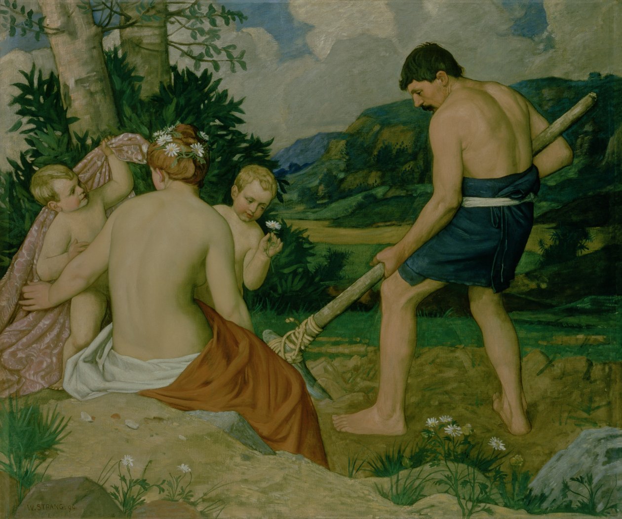 W pocie czoła autorstwa William Strang