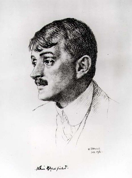 John Masefield (1878-1967), 1912 autorstwa William Strang
