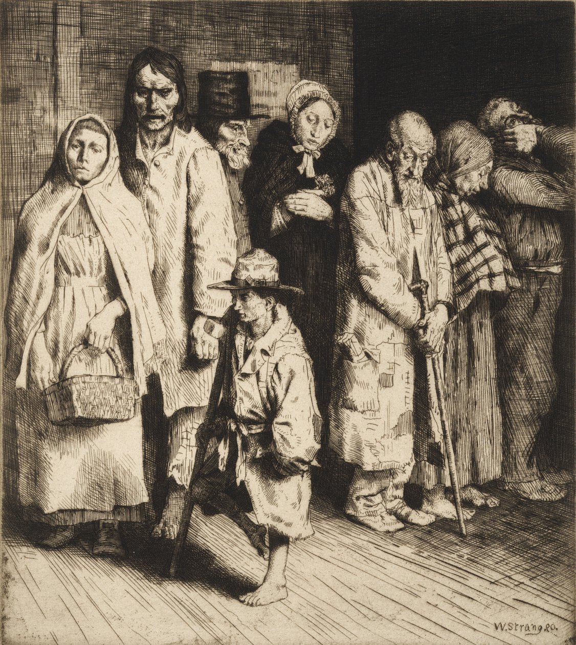 Przyczyna ubogich autorstwa William Strang