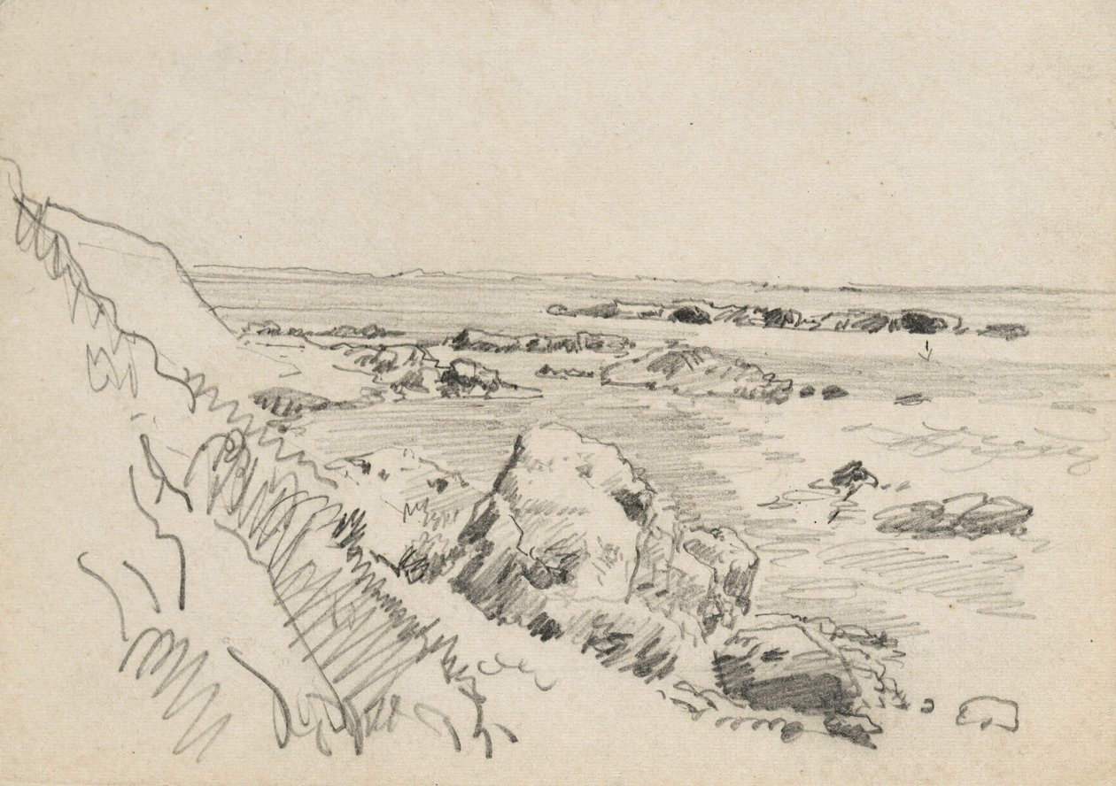 Skaliste wybrzeże autorstwa William Trost Richards