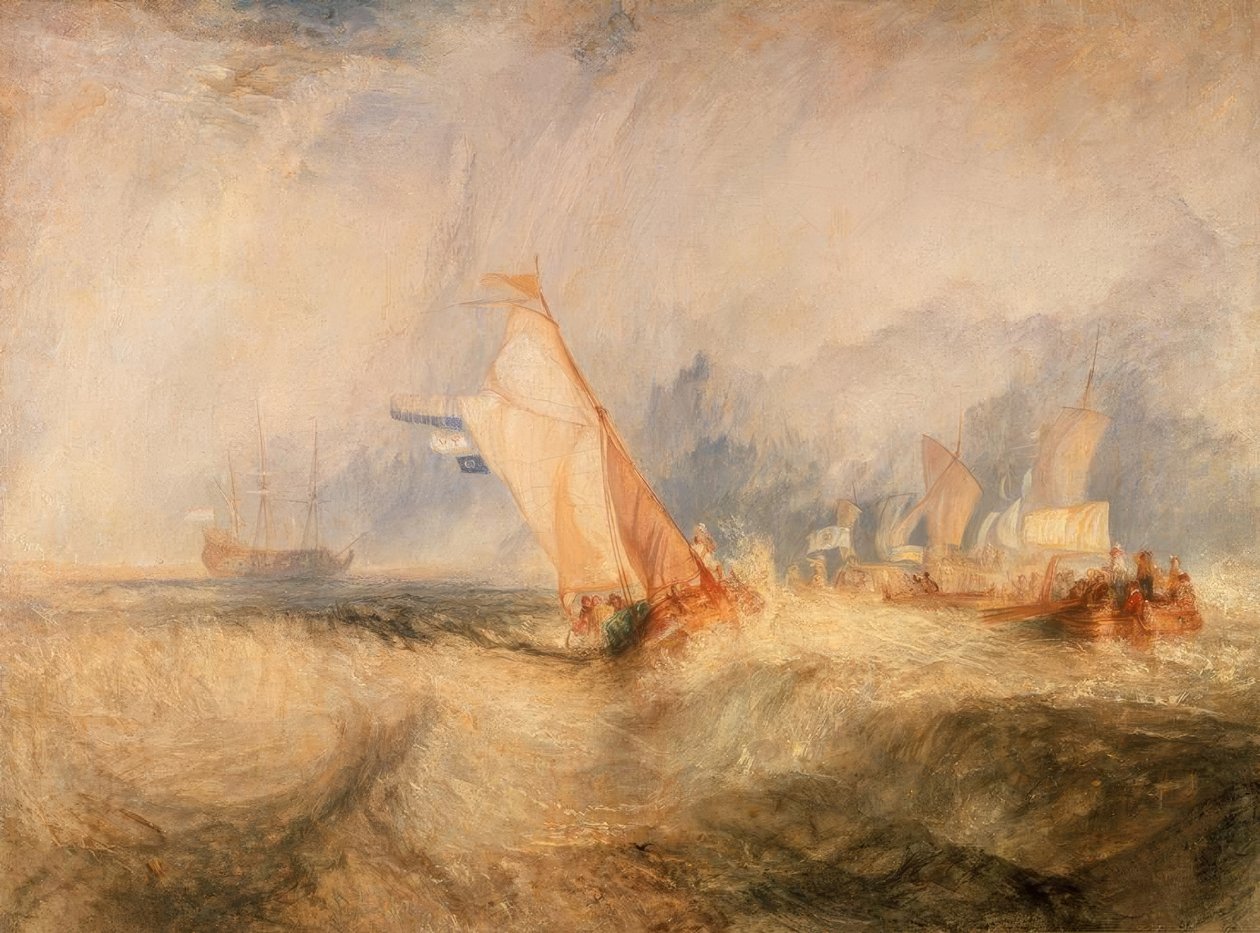 Admirał Tromp kreuzt gegen den Wind autorstwa Joseph Mallord William Turner
