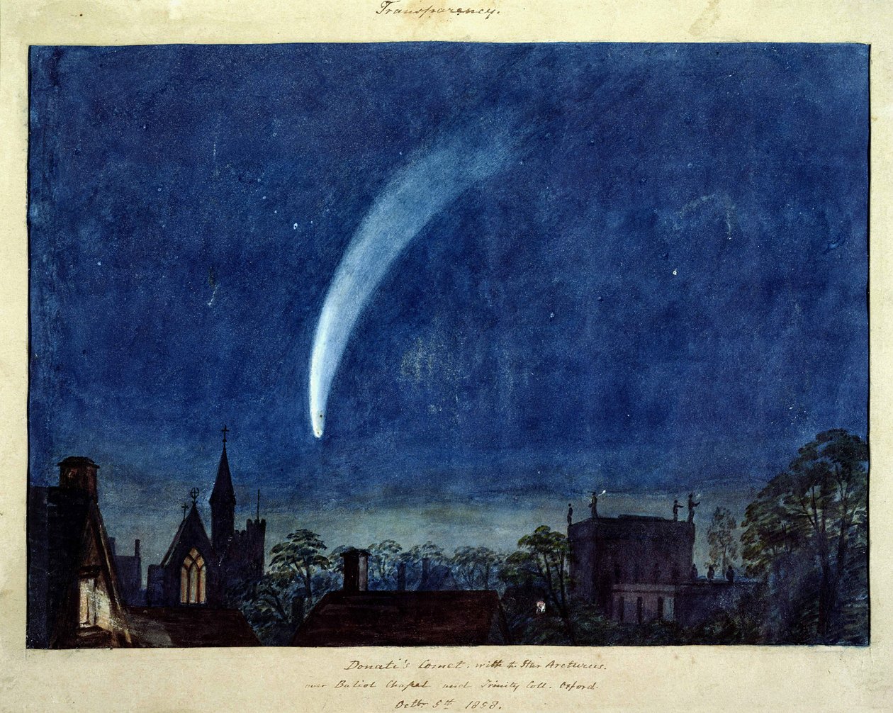 Kometa Donatiego, 1858 autorstwa Joseph Mallord William Turner