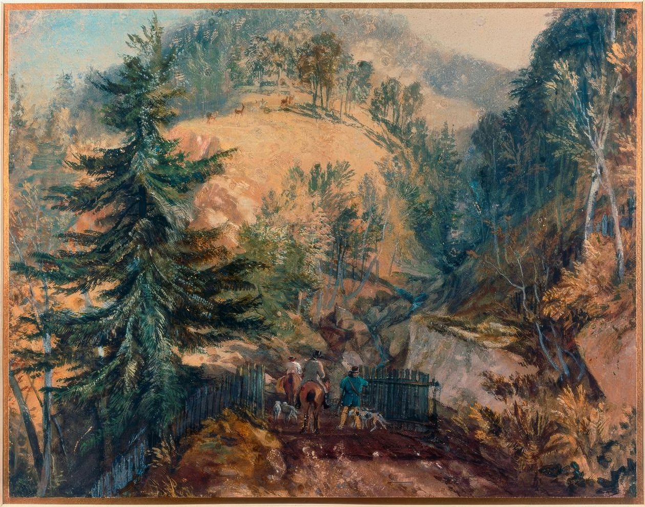 Farney Hall, Otley: Park jeleni autorstwa Joseph Mallord William Turner